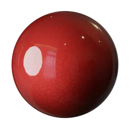 Car Red Metallic Paint