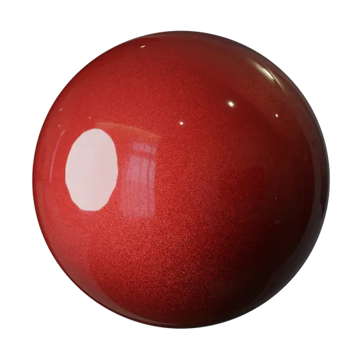 Car Red Metallic Paint