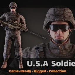 American Military Army Soldier