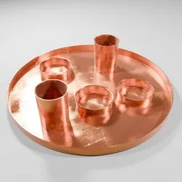 Persian copper dishs