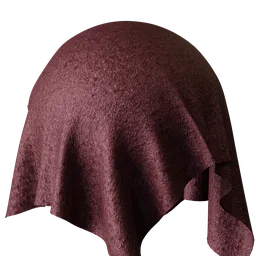 Plain Red Chenille