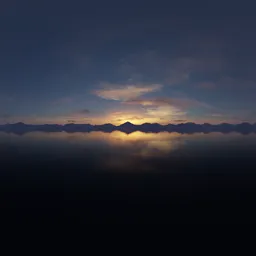 Twililght Sky Sunset Landscape