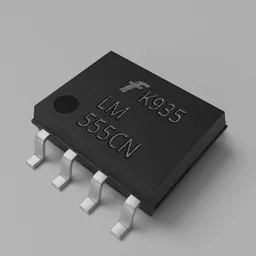 LM555 integrated circuit