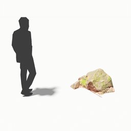 "Sandstone rock in forest environment scanned using Photoscan technology and rendered with Blender 3D. PBR texture scan provides realistic details for photorealistic artwork. Ideal for album covers and promotional images."