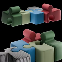 Konyky Modular Pouf Sofa