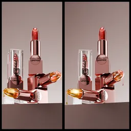 Lip balm with liquid drop