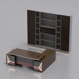 Executive office desk with Cabinet