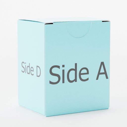 Paper box template
