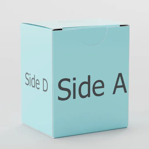 Paper box template