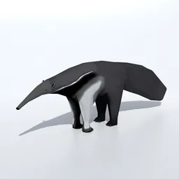 Low Poly Giant Anteater