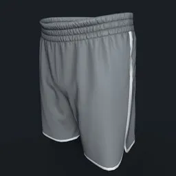 Gray Men's Sports Shorts