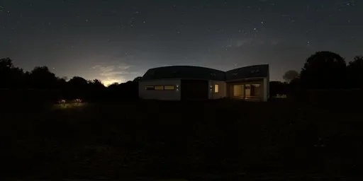 Garden Fall Night