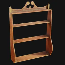1800s Federal Style Wall Shelf