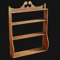 1800s Federal Style Wall Shelf