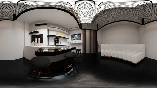 Modern Coffee Bar Interior