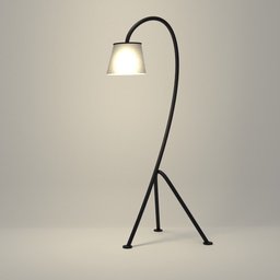 Minimalist Curvy Light Stand