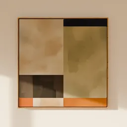Framed Wall Art — Color Block Study