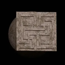 Rokviz Ancient ornament symbol brush