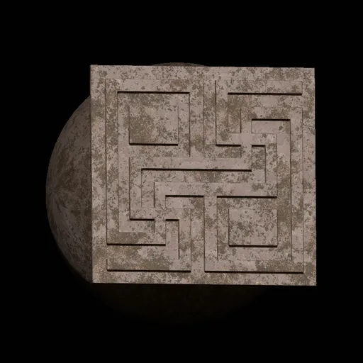 Rokviz Ancient ornament symbol brush