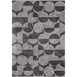Circle Dark Gray Carpet