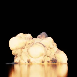 Massive Ground Explosion Static