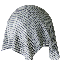 Stripe Blue Sheer