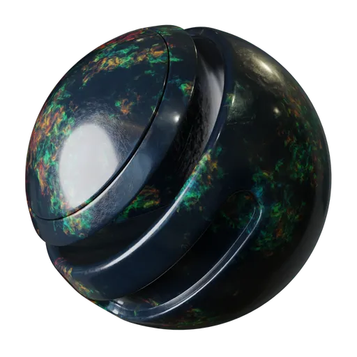 Cosmic Black Opal