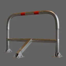 Industrial Steel Traffic Barrier