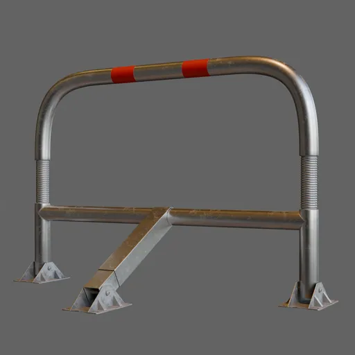 Industrial Steel Traffic Barrier