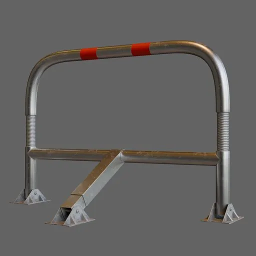 Industrial Steel Traffic Barrier