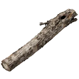 "Realistic 3D model of a cut log, perfect for creating natural forest scenes, created with Blender 3D software. Ideal for game development and VFX renders."