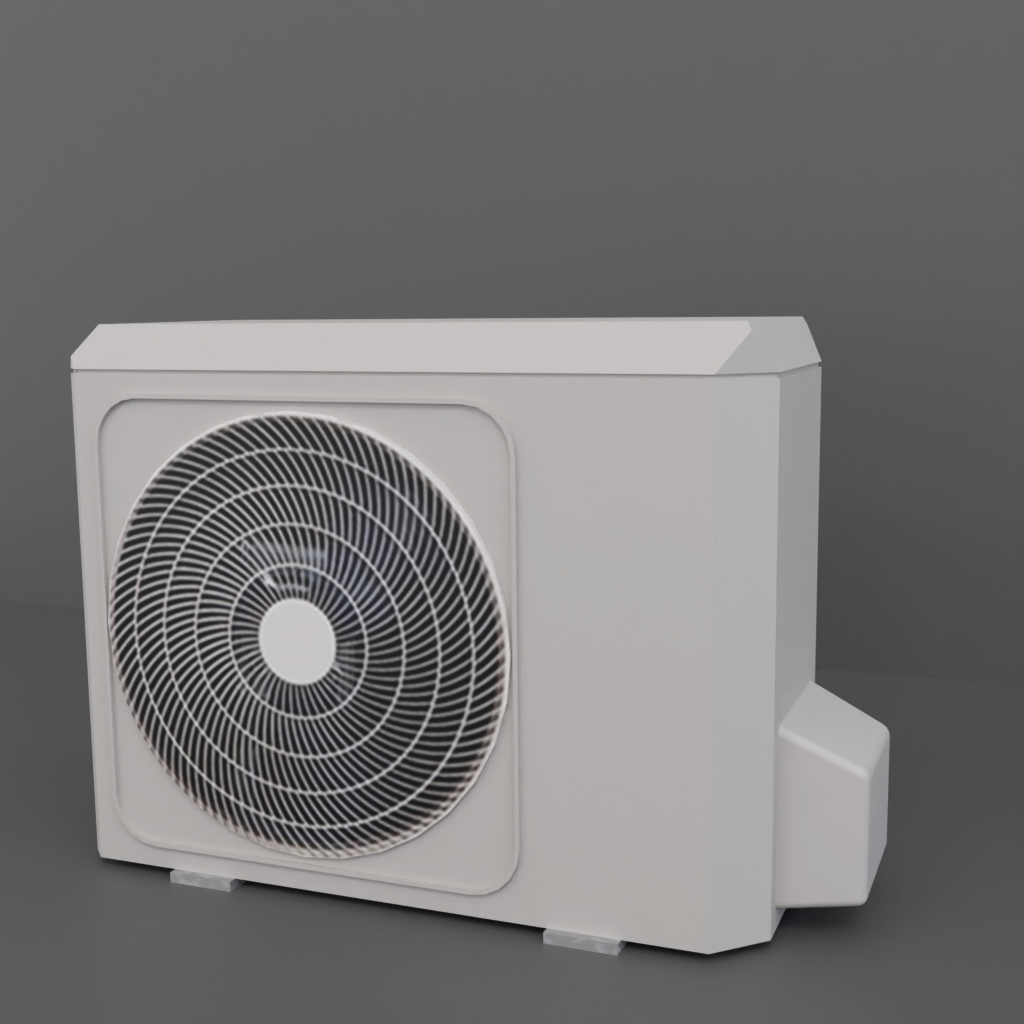 Exterior air conditioning unit | Architecture models | BlenderKit