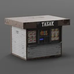 Soviet-Style Tobacco Kiosk