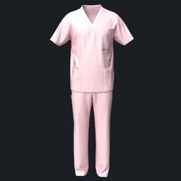 Pink Medical Scrubs
