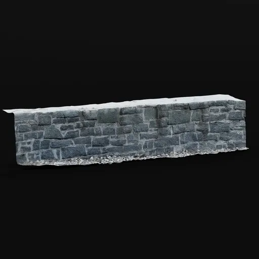 Granite Wall (Photoscanned)