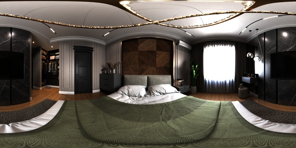 Master Bedroom 8K HDRI | FREE Indoor HDRis | BlenderKit