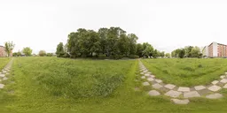 Zoliborz yard, 17k, cloudy, bg photos