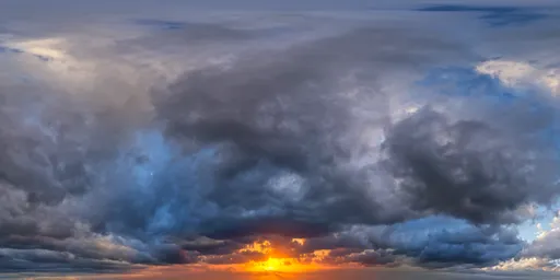 Infinite Real Sky - Clouds Sunset
