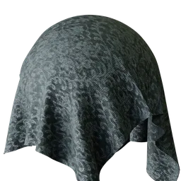 Ornamental Blue Chenille