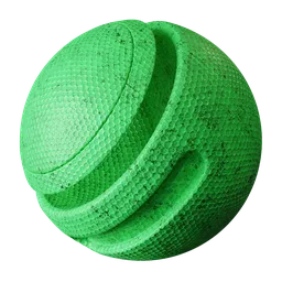 Patterned green metal