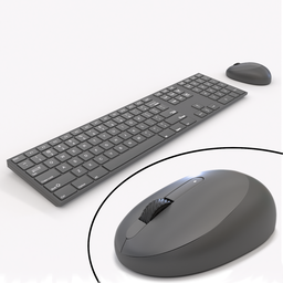 Wireless dell keyboard and mouse kit