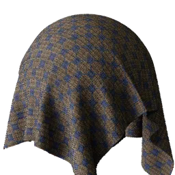 Realistic procedural patterned fabric