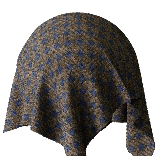 Realistic procedural patterned fabric
