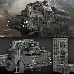 Rigged truck s300  war machine