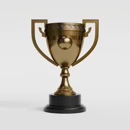 Modern Gold Cup Trophy