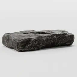 Stone Slab Rough Cut Dark