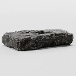 Stone Slab Rough Cut Dark