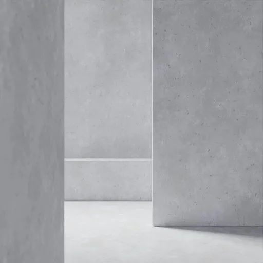 White plaster empty room