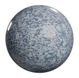 Azul Breccia Marble (Procedural)