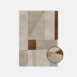 Brown and beige Rug